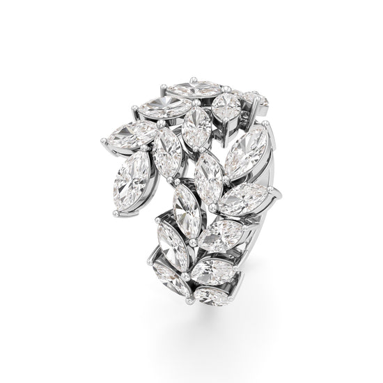 Enchanted Marquise Diamond Vine Ring