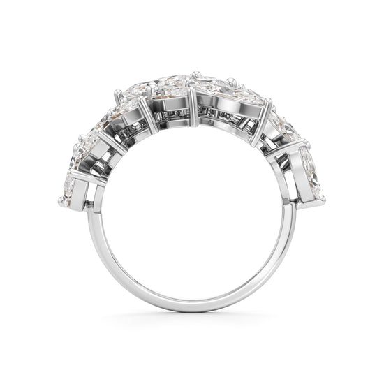 Enchanted Marquise Diamond Vine Ring