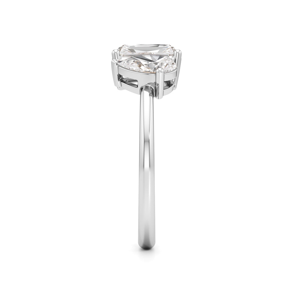 Duet Diamond Toi et Moi Ring