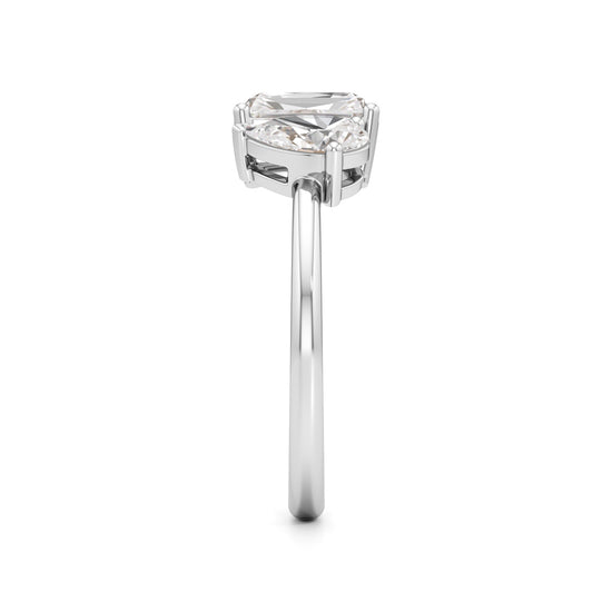 Duet Diamond Toi et Moi Ring