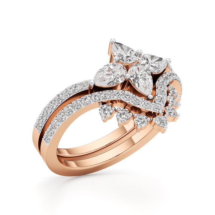 Enchanted Bloom Diamond Bridal Set