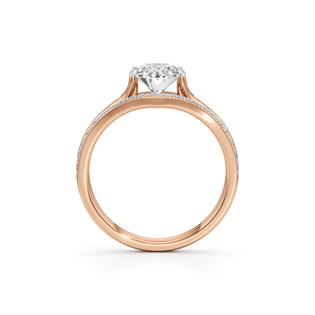 Eternity's Embrace Oval Diamond Set