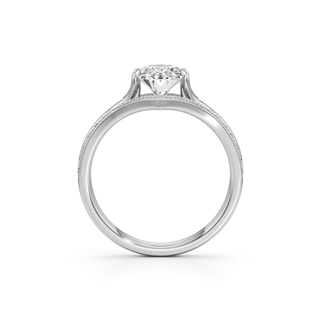 Eternity's Embrace Oval Diamond Set