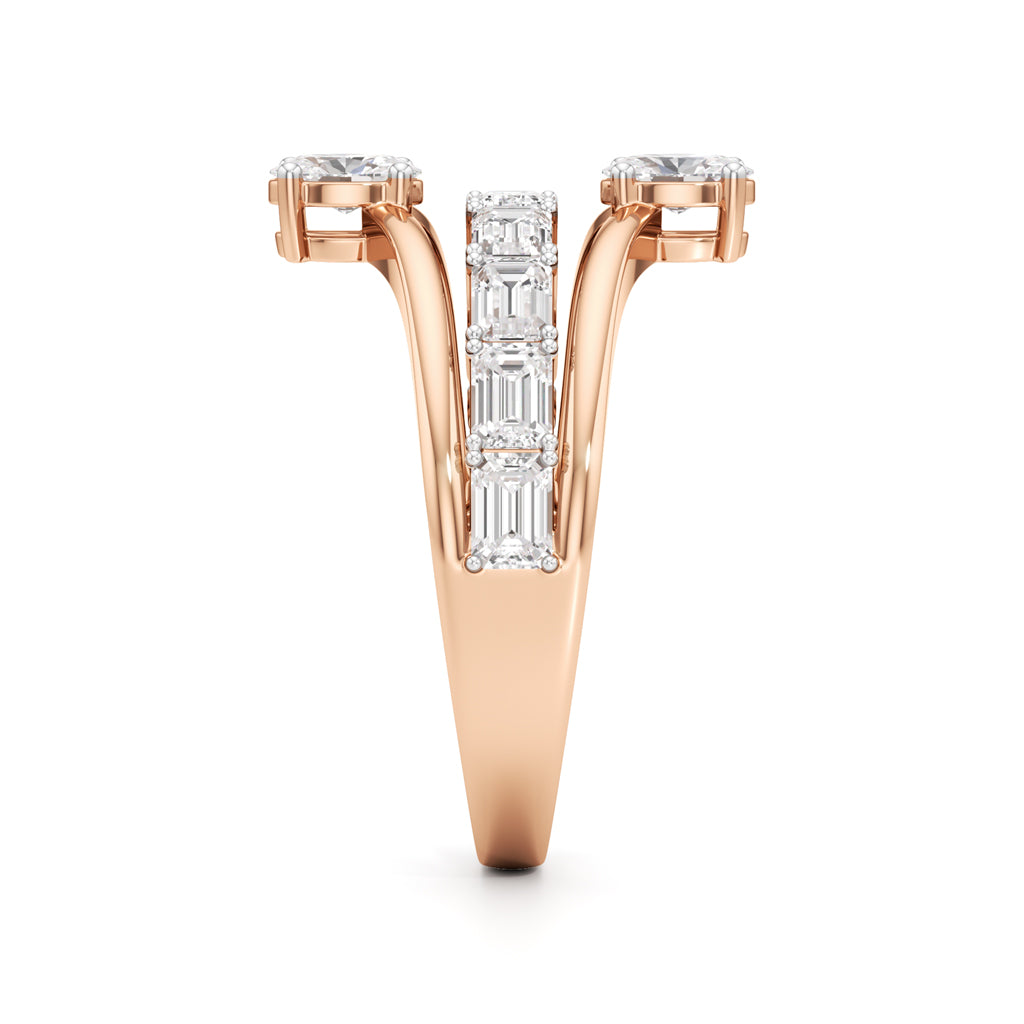 Horizon Radiance Multi-Diamond Ring