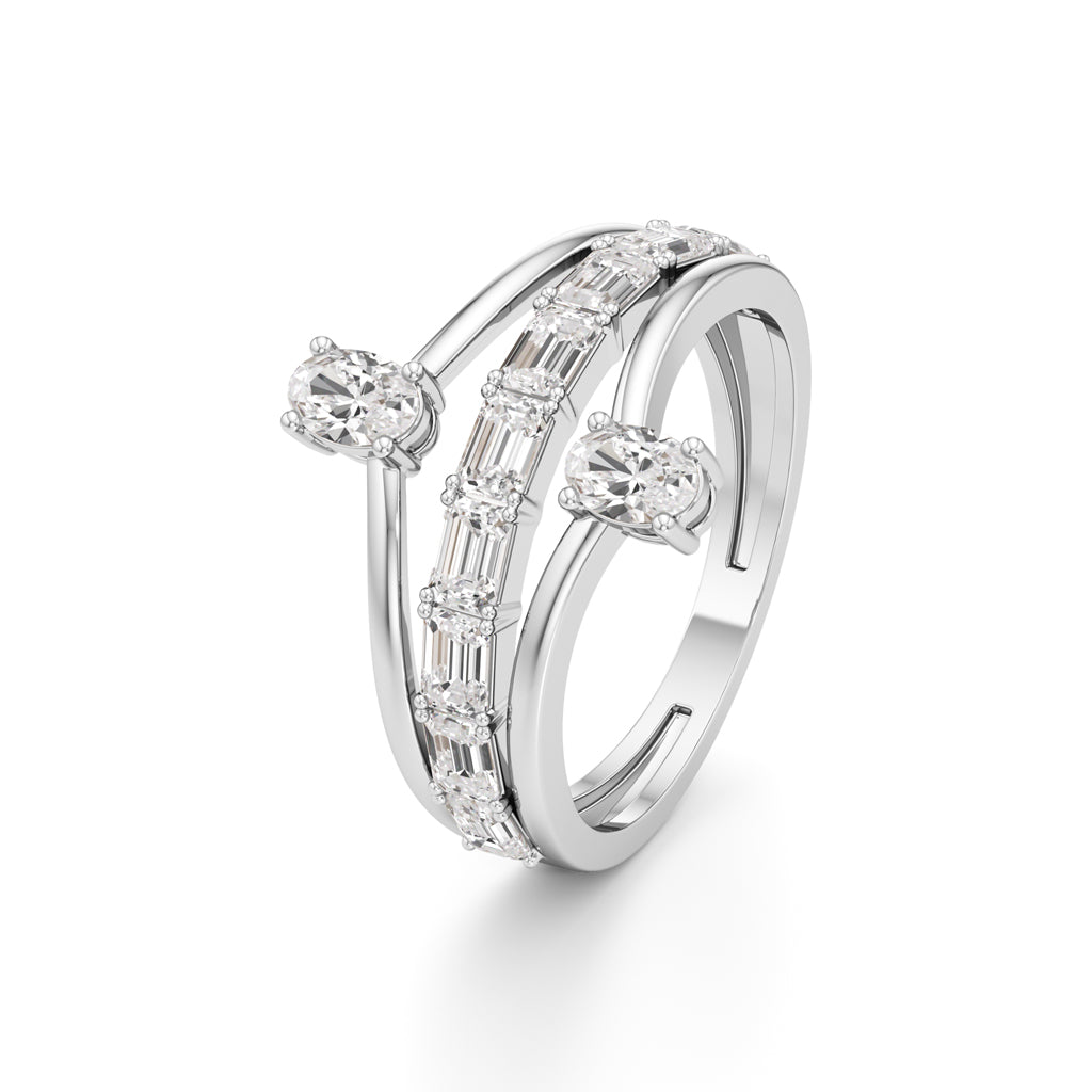 Horizon Radiance Multi-Diamond Ring