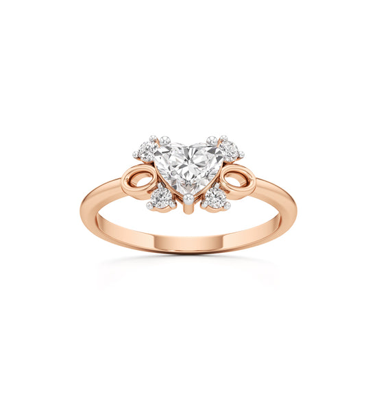 Sweetheart Blossom Diamond Ring