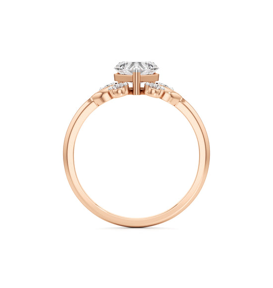 Sweetheart Blossom Diamond Ring