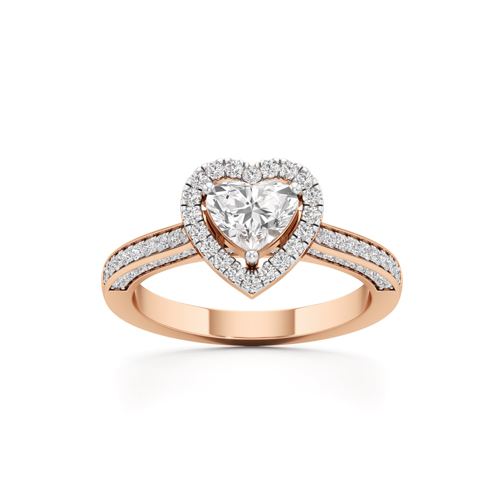 Eternal Embrace Heart Diamond Ring
