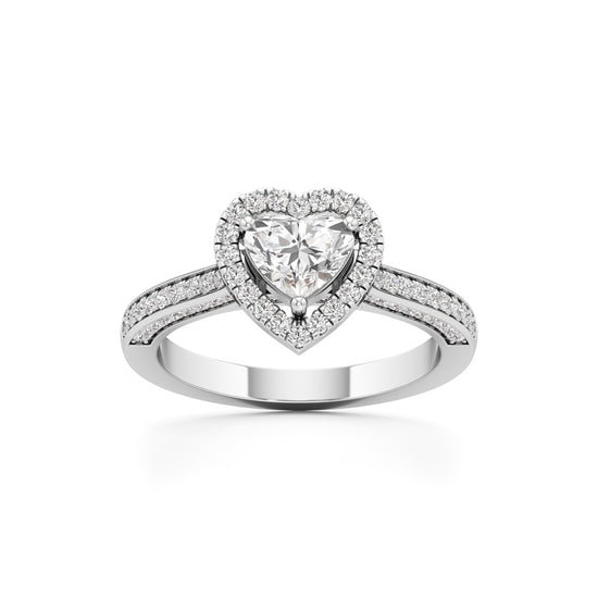 Eternal Embrace Heart Diamond Ring