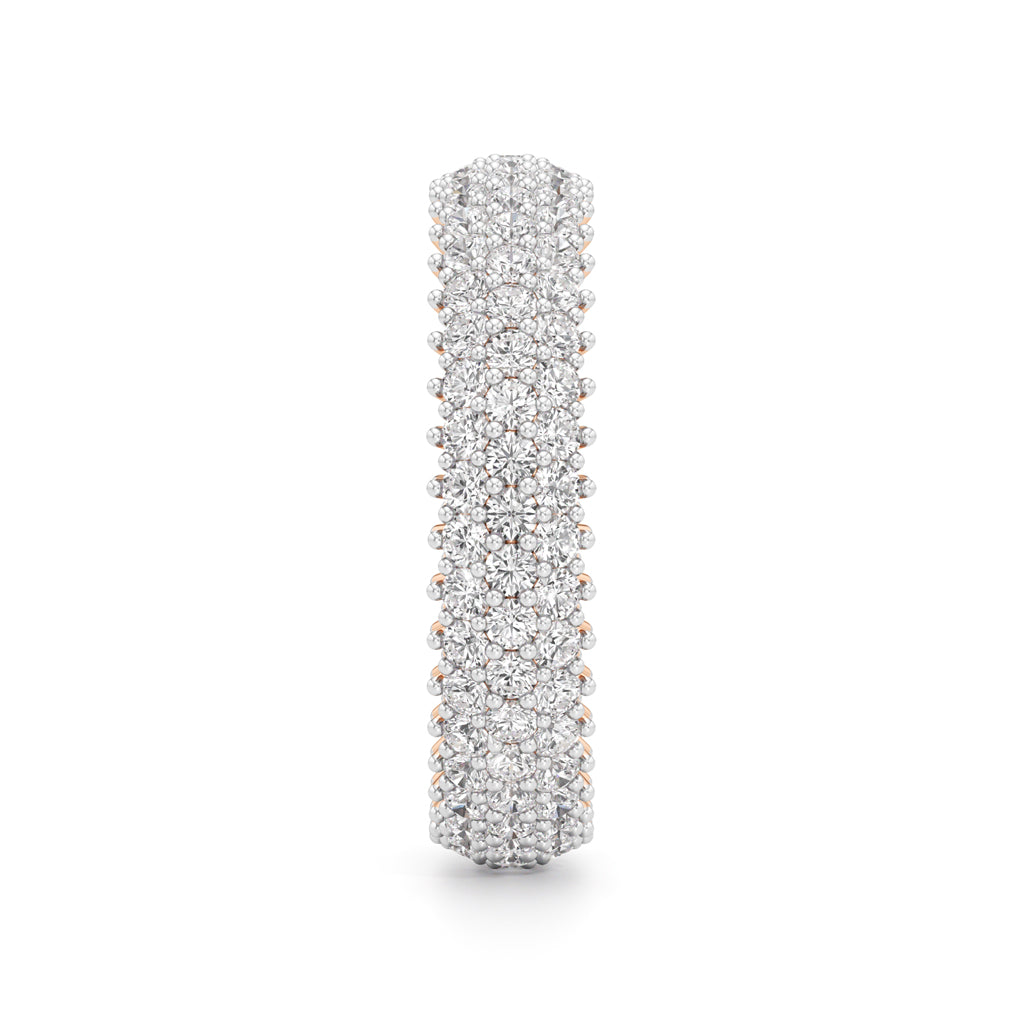 Wide Lumière Diamond Eternity Band