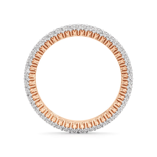 Wide Lumière Diamond Eternity Band