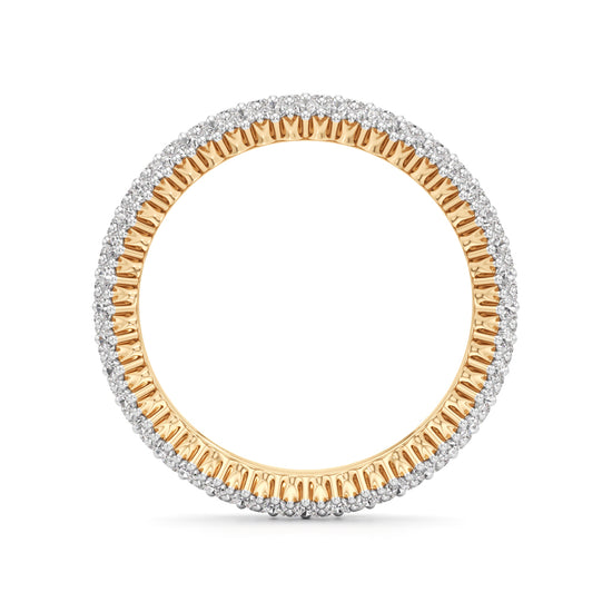 Wide Lumière Diamond Eternity Band