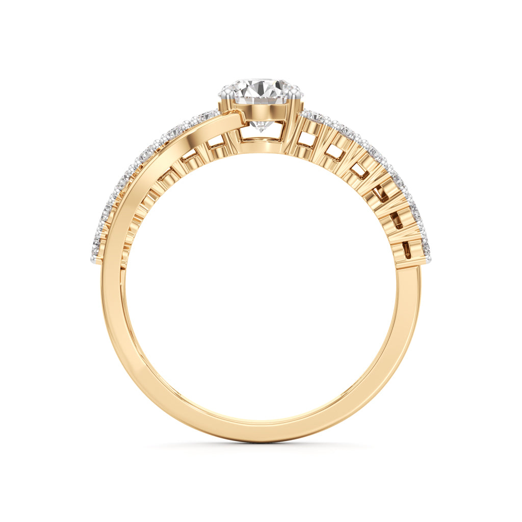 Lighttrace Diamond Cluster Ring