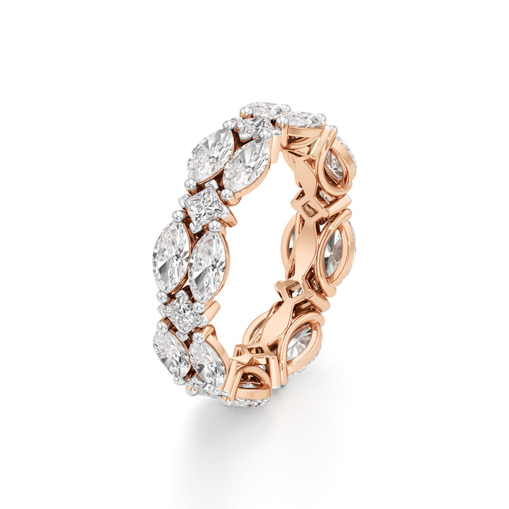 Marquise & Princess Cut Diamond Shinelink Band