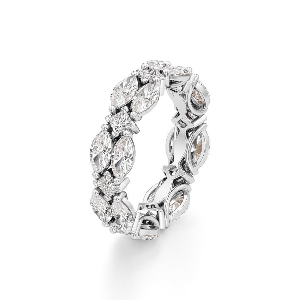 Marquise & Princess Cut Diamond Shinelink Band