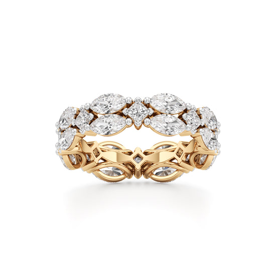 Marquise & Princess Cut Diamond Shinelink Band