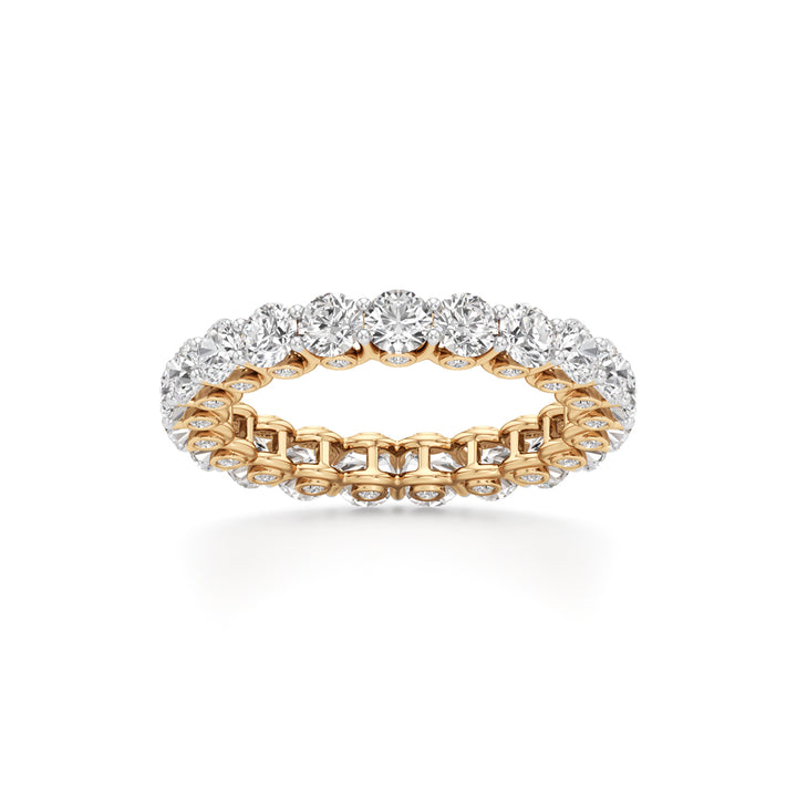 Round Diamond Prong Set Eternity Gleamband