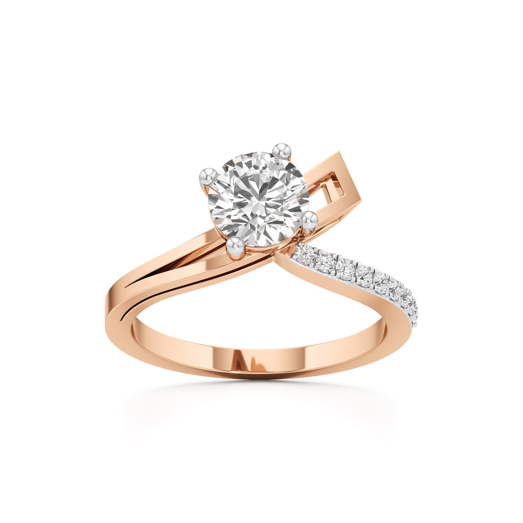Cherished Shine Diamond Solitaire Ring