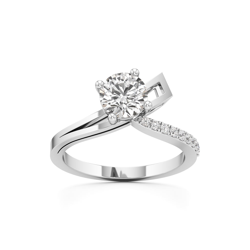 Cherished Shine Diamond Solitaire Ring