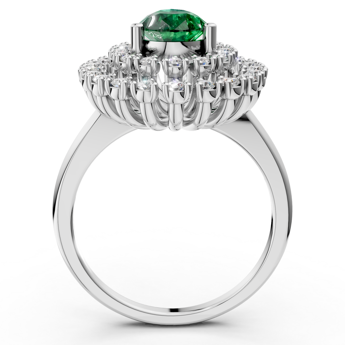 Pear Halo Cluster Ring