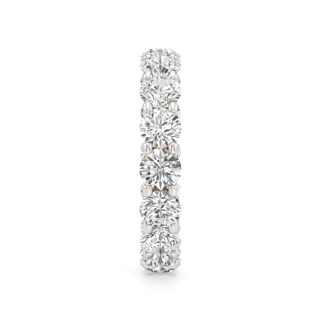 Prong Set Round Diamond Eternity Band