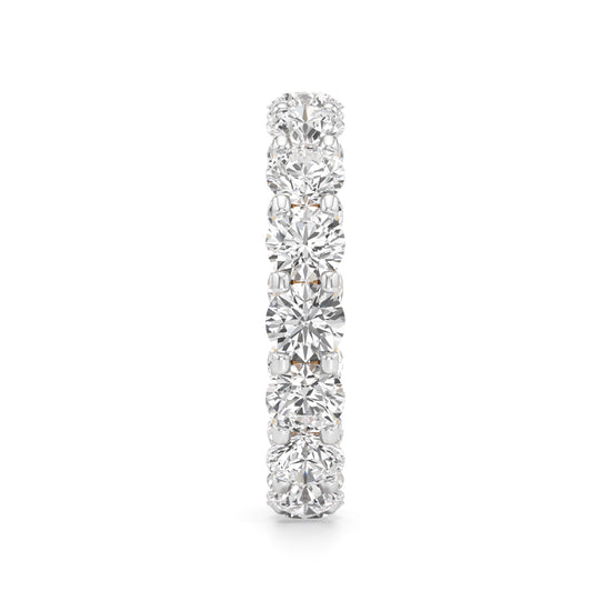Prong Set Round Diamond Eternity Band