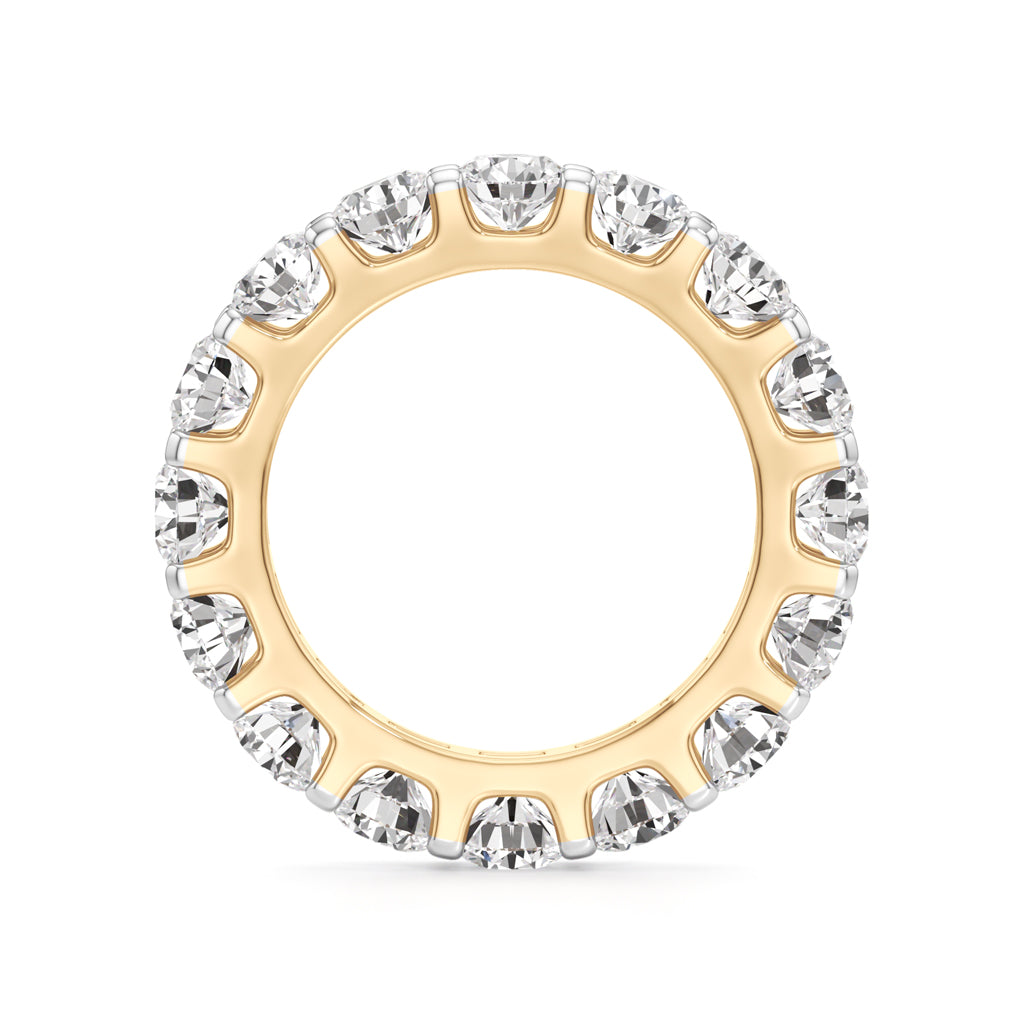 Prong Set Round Diamond Eternity Band