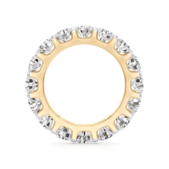 Prong Set Round Diamond Eternity Band