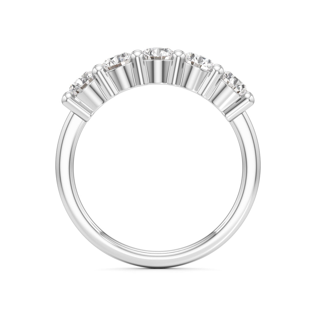Five Stone Round Diamond Ring