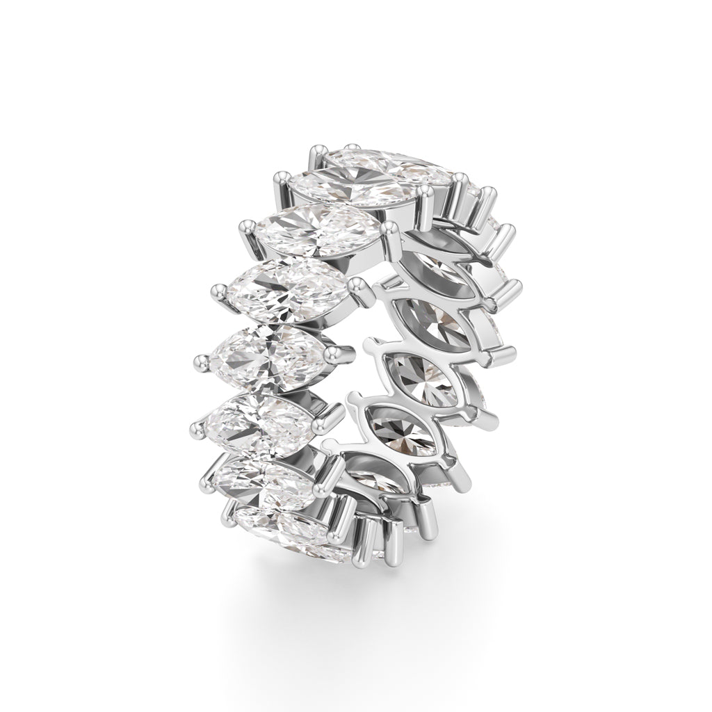 Marquise Diamond Eternity Band