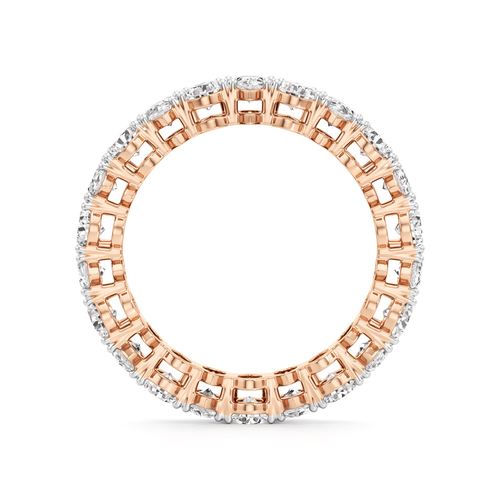 Pear Diamond Eternity Band