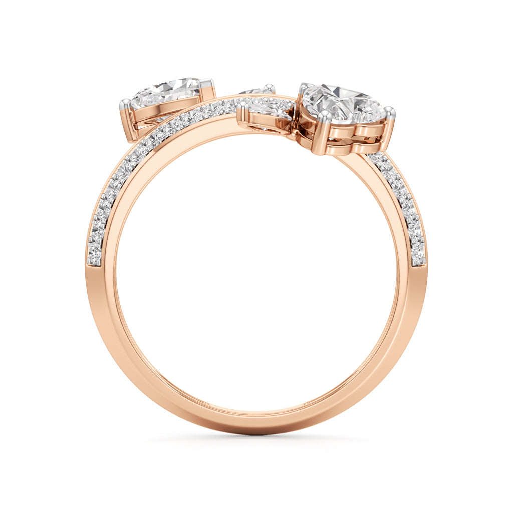 Ethereal Blossom Diamond Cluster Ring