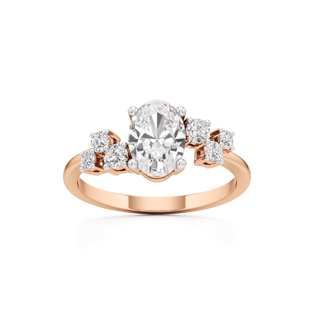 Eternal Radiance Oval Diamond Ring