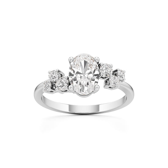 Eternal Radiance Oval Diamond Ring