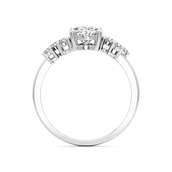 Eternal Radiance Oval Diamond Ring