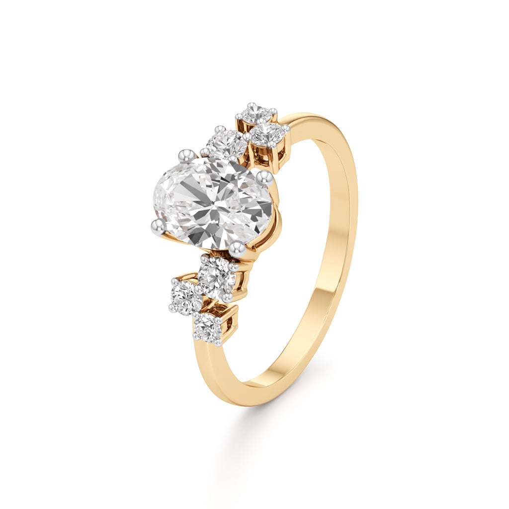 Eternal Radiance Oval Diamond Ring