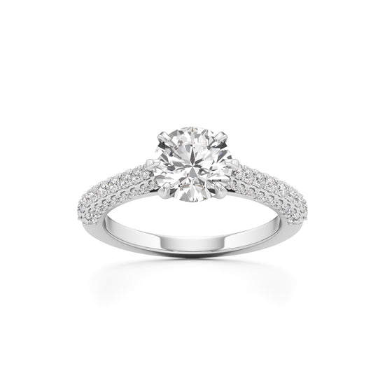 Lustrous Charm Diamond Ring