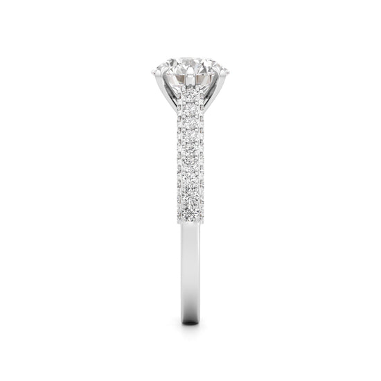 Lustrous Charm Diamond Ring