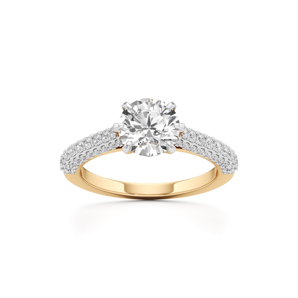 Lustrous Charm Diamond Ring