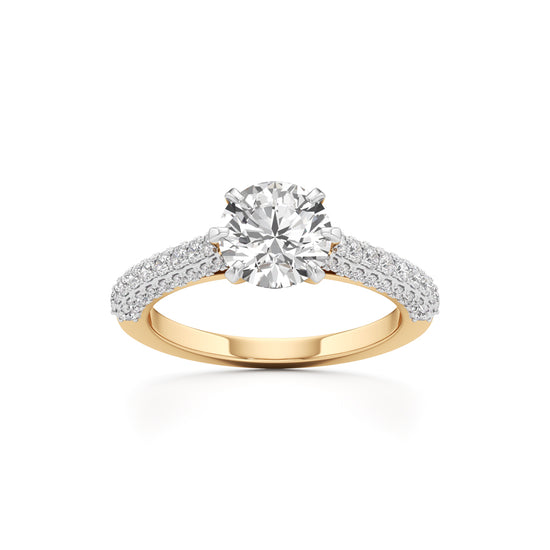 Lustrous Charm Diamond Ring