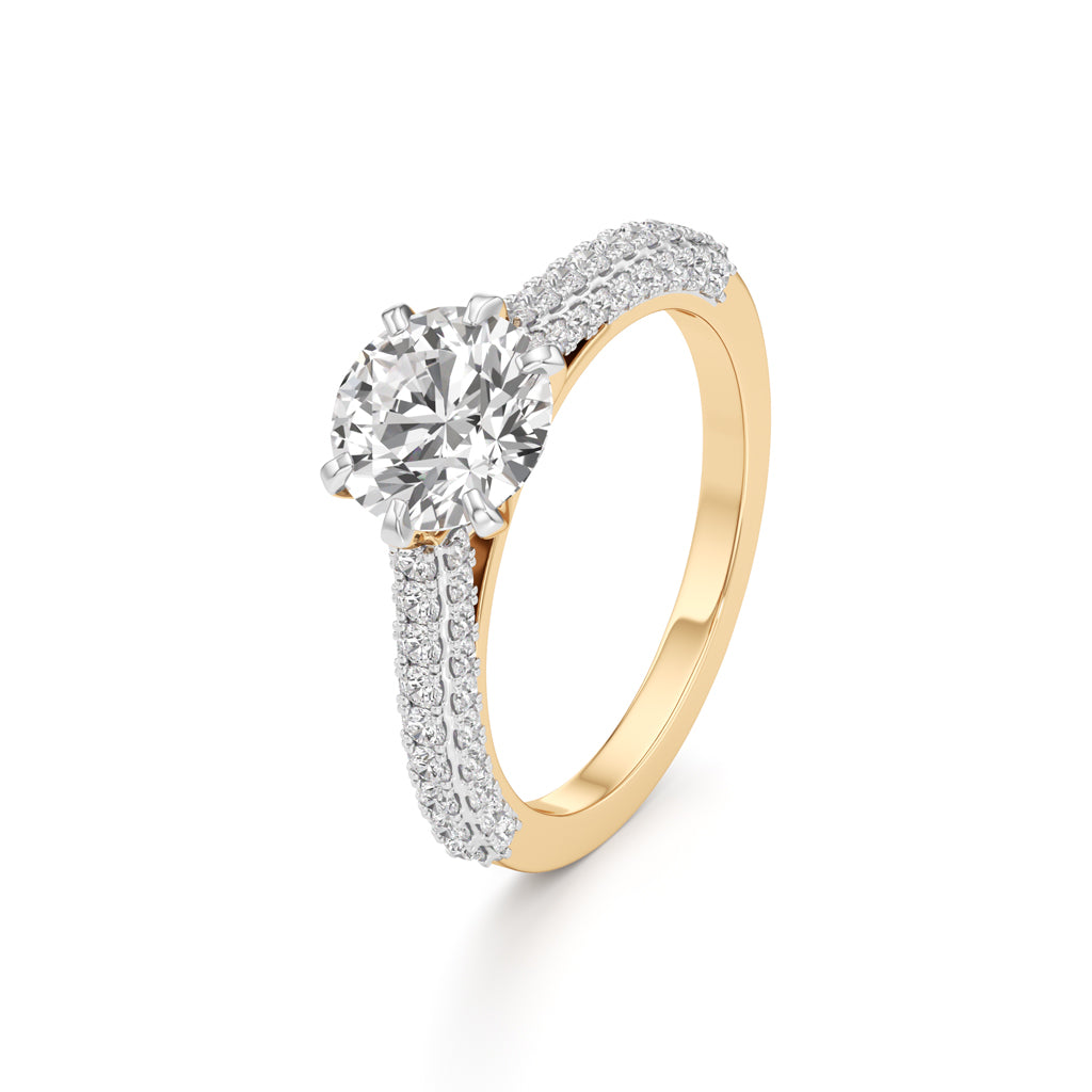 Lustrous Charm Diamond Ring