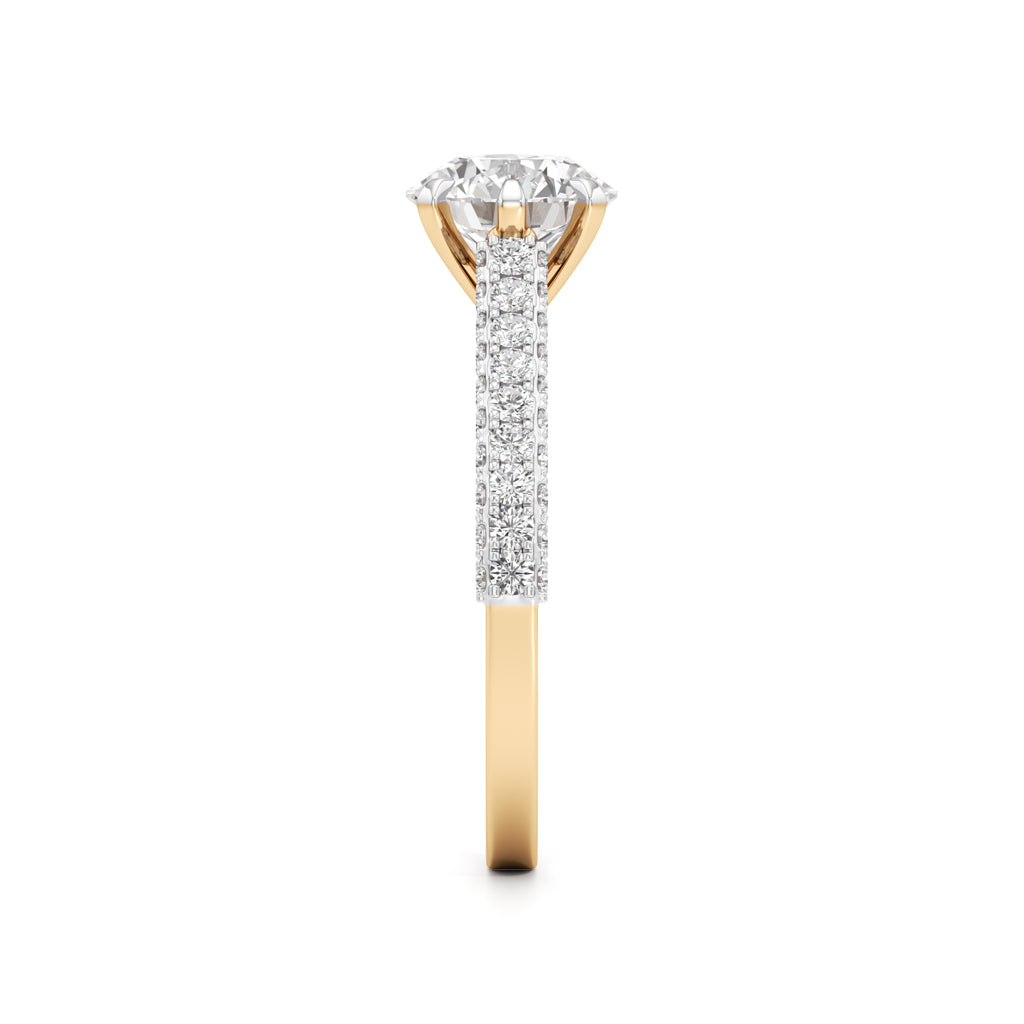 Lustrous Charm Diamond Ring