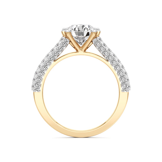 Lustrous Charm Diamond Ring