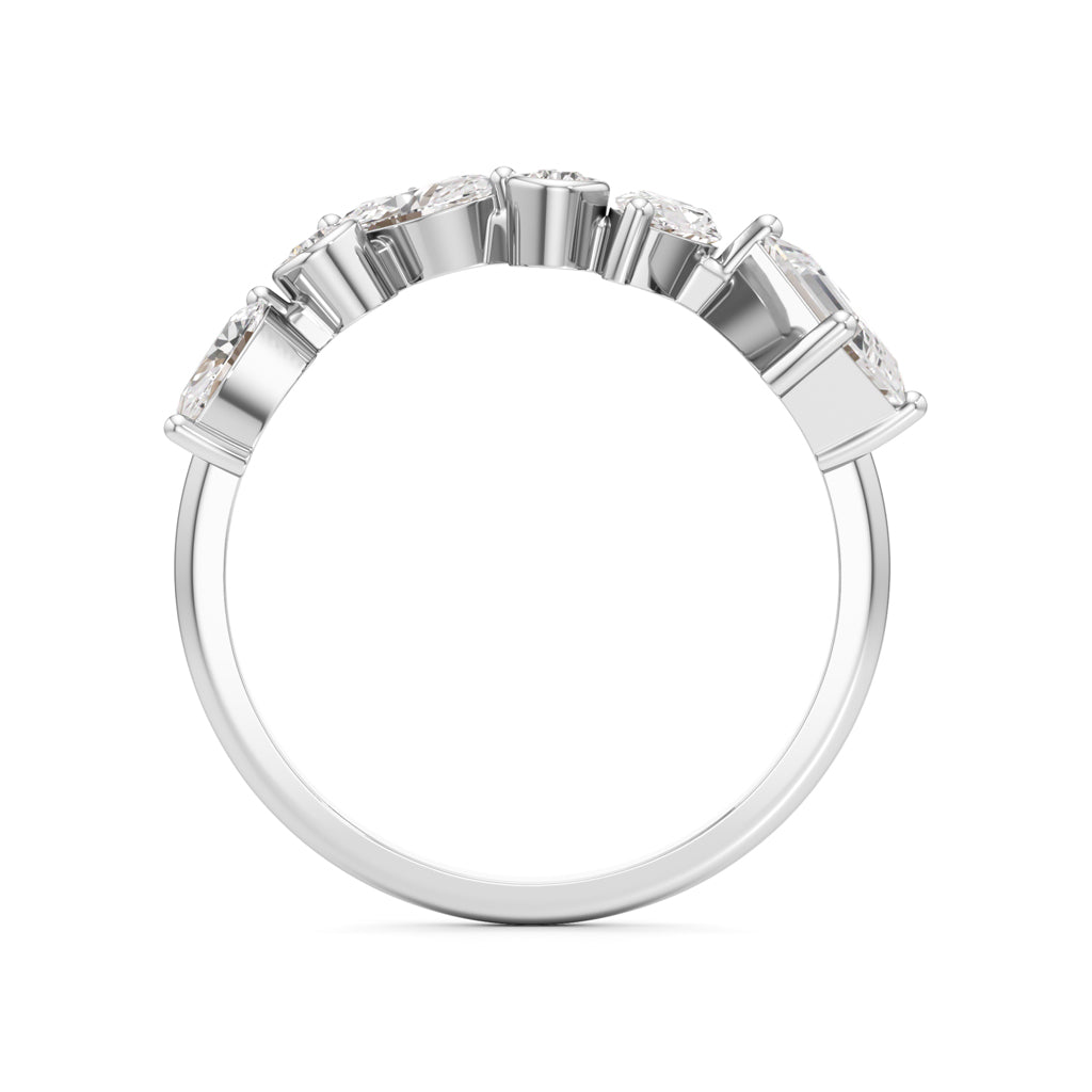Celestia Orbit Multi-Cut Diamond Open Ring