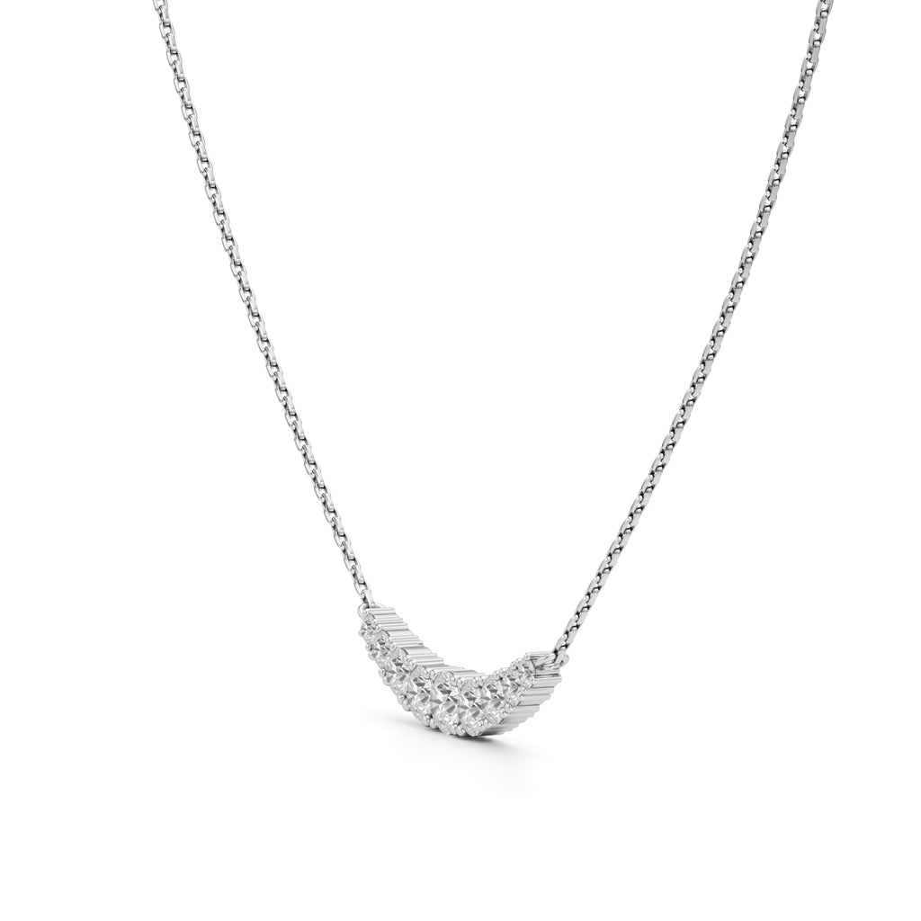 Nerissa Bar Round Cut Casual Pendant