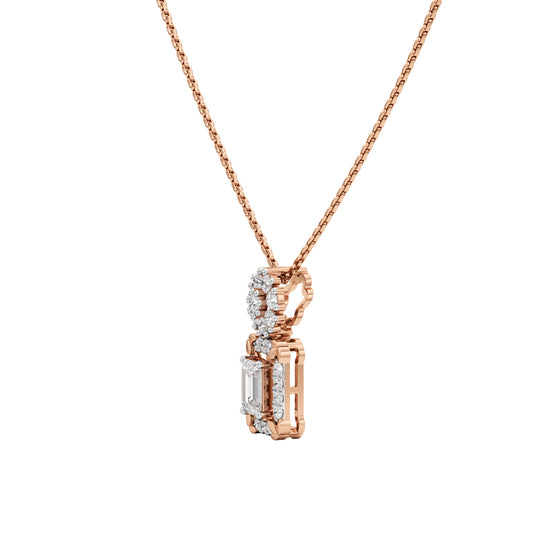 Valencia Halo Style Fancy Pendant