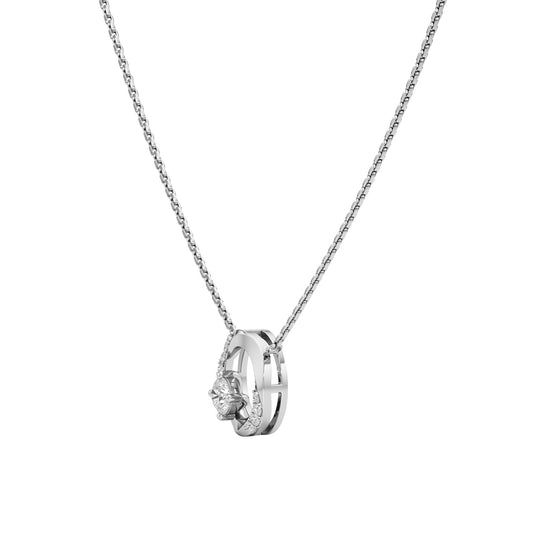 0.25Ct Round Shape Delicate Pendants