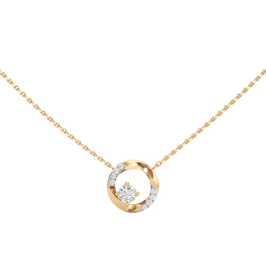 0.25Ct Round Shape Delicate Pendants