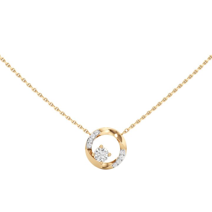 0.25Ct Round Shape Delicate Pendants