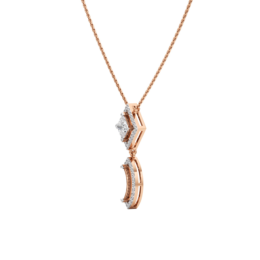Rhianna 2.25Ct Multishape Double Halo Pendant